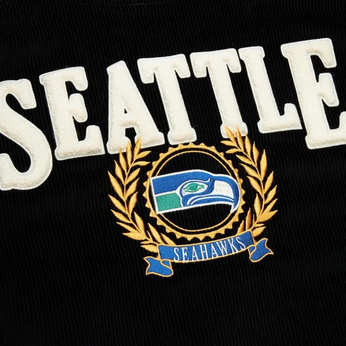 Mitchell and Ness Collegiate Varsity Jacket Seattle Seahawks Men Jackets and Outerwear Mitchell and Ness Collegiate Varsity Jacket Seattle Seahawks Men Jackets and Outerwear