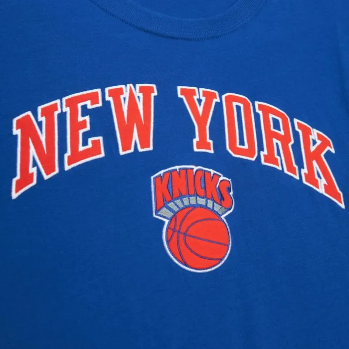 Mitchell and Ness Color Blocked SS Tee New York Knicks Men TShirts and Tops Mitchell and Ness Color Blocked SS Tee New York Knicks Men TShirts and Tops