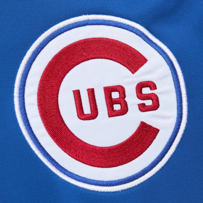 Mitchell and Ness Color Blocked Track Jacket Vintage Logo Chicago Cubs Men Jackets and Outerwear Mitchell and Ness Color Blocked Track Jacket Vintage Logo Chicago Cubs Men Jackets and Outerwear