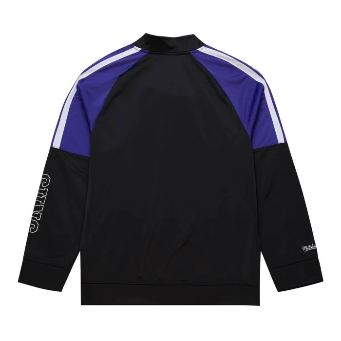 Mitchell and Ness Color Blocked Track Jacket Vintage Logo Phoenix Suns Men Jackets and Outerwear Mitchell and Ness Color Blocked Track Jacket Vintage Logo Phoenix Suns Men Jackets and Outerwear