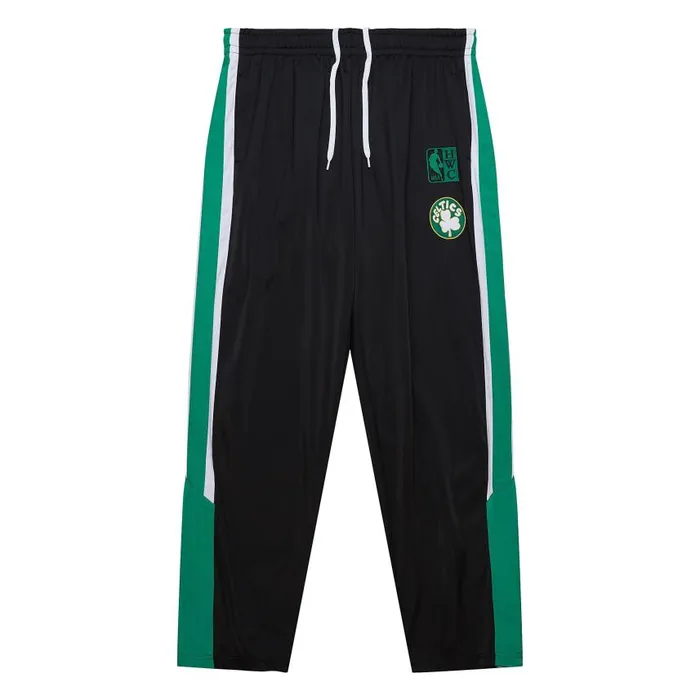Mitchell and Ness Color Blocked Track Pants Vintage Logo Boston Celtics Men Pants Mitchell and Ness Color Blocked Track Pants Vintage Logo Boston Celtics Men Pants