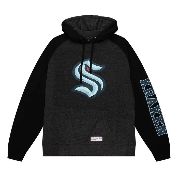 Mitchell and Ness Distressed Logo Hoody Seattle Kraken Men Hoodies and Sweatshirts Mitchell and Ness Distressed Logo Hoody Seattle Kraken Men Hoodies and Sweatshirts