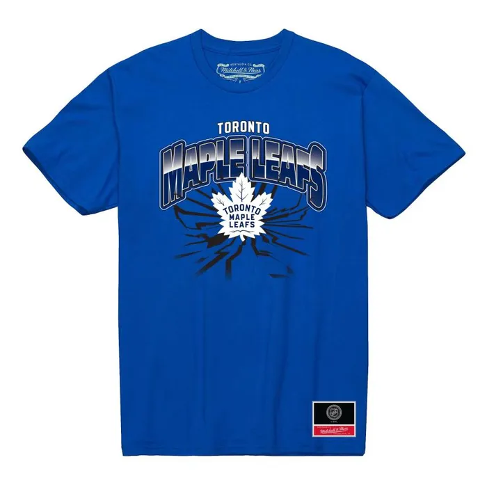 Mitchell and Ness Earthquake Tee Toronto Maple Leafs Men TShirts and Tops