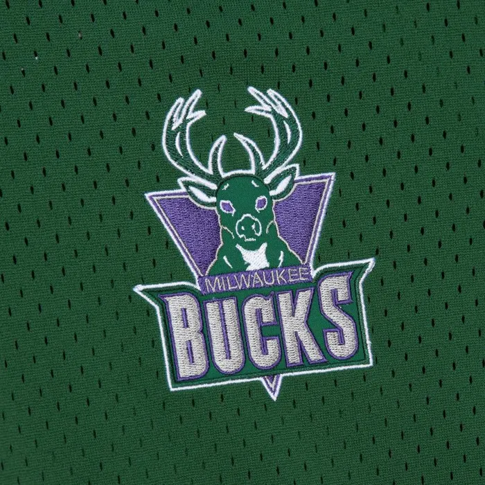 Mitchell and Ness Fashion Mesh VNeck Vintage Logo Milwaukee Bucks Men TShirts and Tops Mitchell and Ness Fashion Mesh VNeck Vintage Logo Milwaukee Bucks Men TShirts and Tops