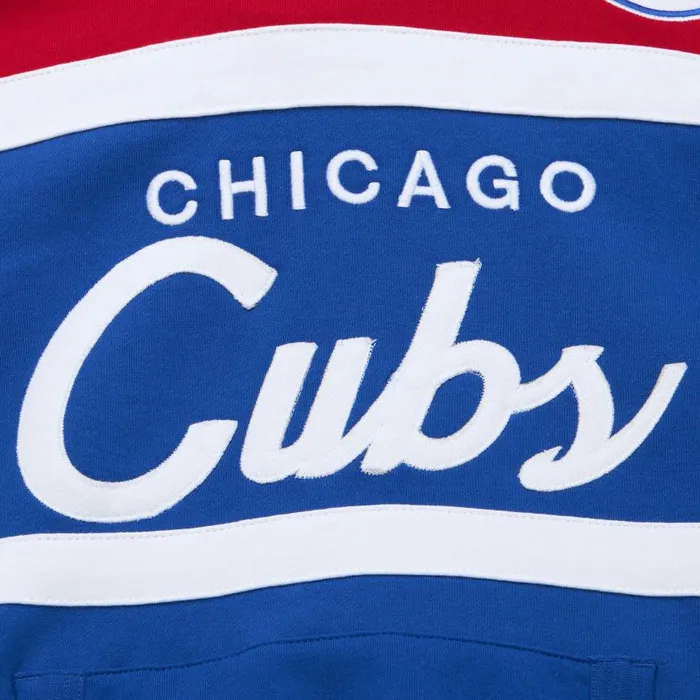 Mitchell and Ness Head Coach Hoodie Chicago Cubs Men Hoodies and Sweatshirts Mitchell and Ness Head Coach Hoodie Chicago Cubs Men Hoodies and Sweatshirts