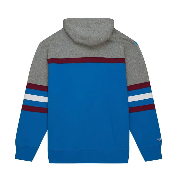 Mitchell and Ness Head Coach Hoodie Colorado Avalanche Men Hoodies and Sweatshirts Mitchell and Ness Head Coach Hoodie Colorado Avalanche Men Hoodies and Sweatshirts