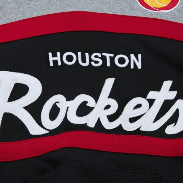 Mitchell and Ness Head Coach Hoodie Houston Rockets Men Hoodies and Sweatshirts Mitchell and Ness Head Coach Hoodie Houston Rockets Men Hoodies and Sweatshirts
