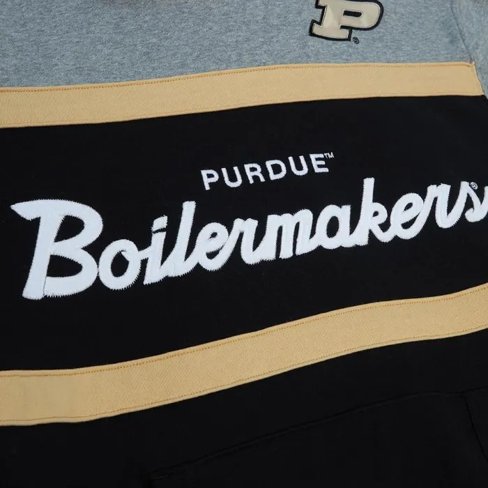 Mitchell and Ness Head Coach Hoodie Purdue University Men Hoodies and Sweatshirts Mitchell and Ness Head Coach Hoodie Purdue University Men Hoodies and Sweatshirts