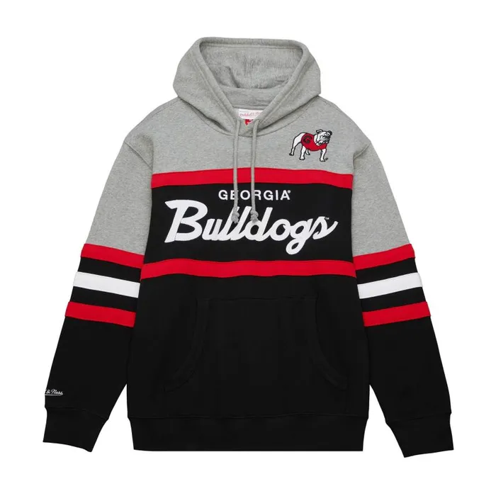 Mitchell and Ness Head Coach Hoodie University Of Georgia Men Hoodies and Sweatshirts Mitchell and Ness Head Coach Hoodie University Of Georgia Men Hoodies and Sweatshirts