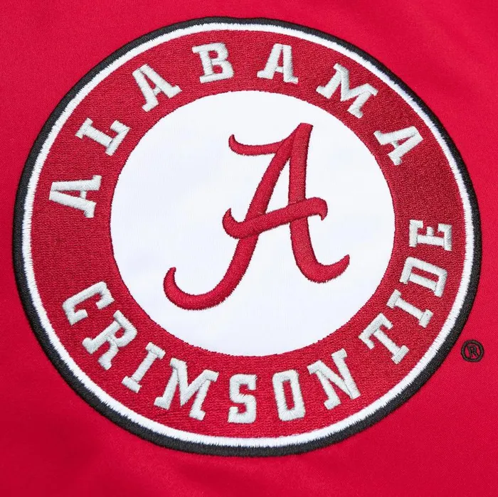 Mitchell and Ness Heavyweight Satin Jacket University Of Alabama Men Jackets and Outerwear Mitchell and Ness Heavyweight Satin Jacket University Of Alabama Men Jackets and Outerwear