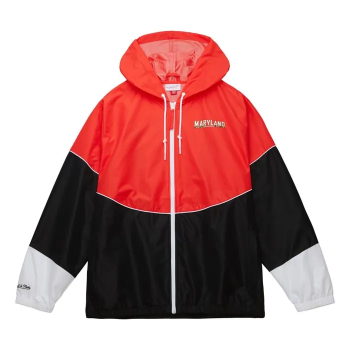 Mitchell and Ness Home Team Lightweight Windbreaker University Of Maryland Men Jackets and Outerwear Mitchell and Ness Home Team Lightweight Windbreaker University Of Maryland Men Jackets and Outerwear