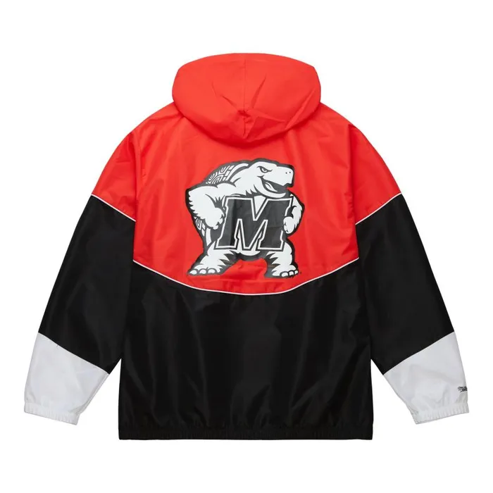 Mitchell and Ness Home Team Lightweight Windbreaker University Of Maryland Men Jackets and Outerwear Mitchell and Ness Home Team Lightweight Windbreaker University Of Maryland Men Jackets and Outerwear