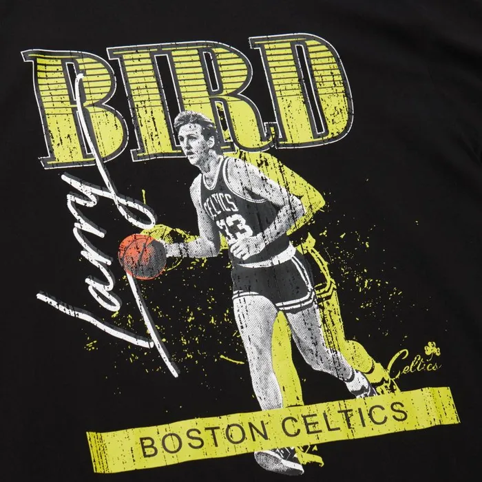 Mitchell and Ness HW Neon Pop Player SS Tee Vintage Logo Boston Celtics Larry Bird Men TShirts and Tops Mitchell and Ness HW Neon Pop Player SS Tee Vintage Logo Boston Celtics Larry Bird Men TShirts and Tops