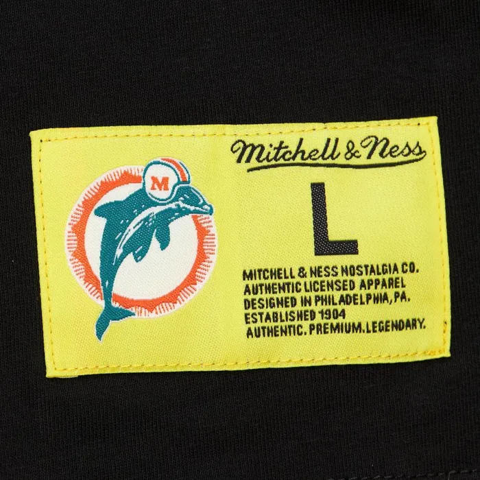 Mitchell and Ness HW Neon Pop Player SS Tee Vintage Logo Miami Dolphins Dan Marino Men TShirts and Tops Mitchell and Ness HW Neon Pop Player SS Tee Vintage Logo Miami Dolphins Dan Marino Men TShirts and Tops