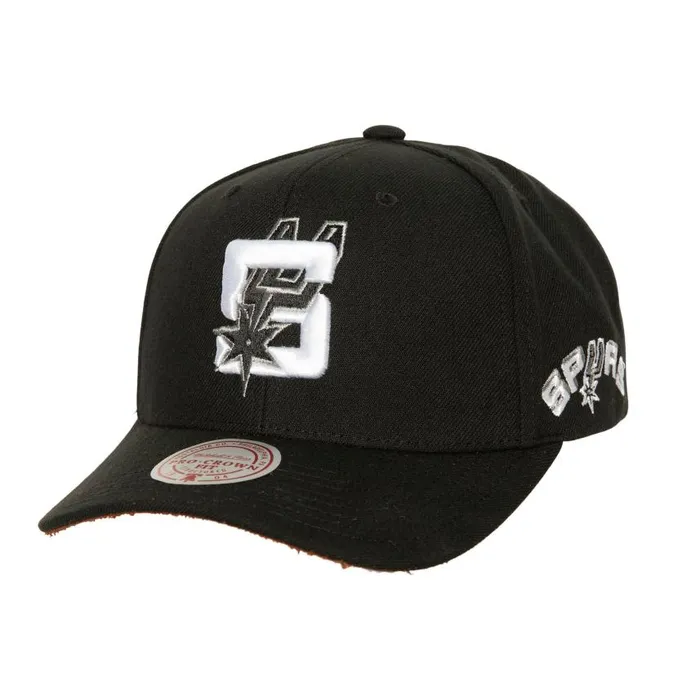 Mitchell and Ness Icon Grail Pro Snapback HWC San Antonio Spurs Men Hats and Headwear Mitchell and Ness Icon Grail Pro Snapback HWC San Antonio Spurs Men Hats and Headwear