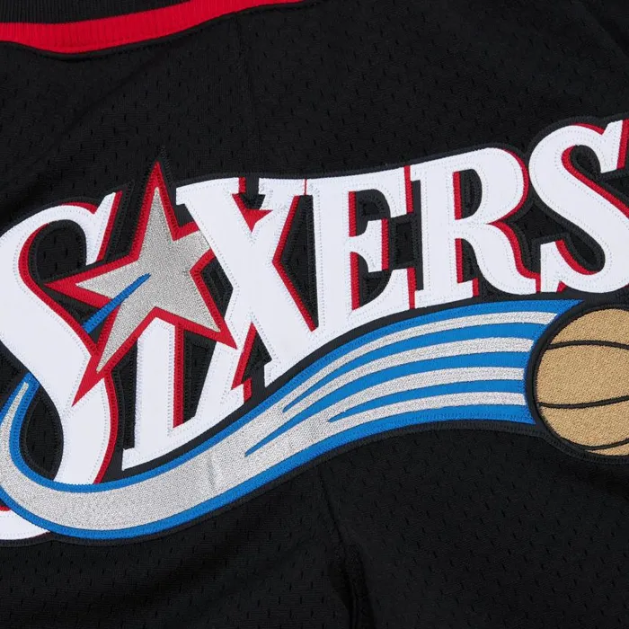Mitchell and Ness Just Don 7 Inch Shorts Philadelphia 76ers Men Shorts Mitchell and Ness Just Don 7 Inch Shorts Philadelphia 76ers Men Shorts