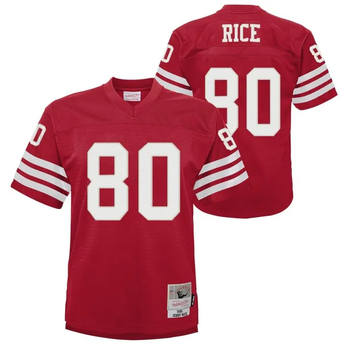 Mitchell and Ness Legacy Jersey San Francisco 49ers 1990 Jerry Rice Kids Jerseys Mitchell and Ness Legacy Jersey San Francisco 49ers 1990 Jerry Rice Kids Jerseys