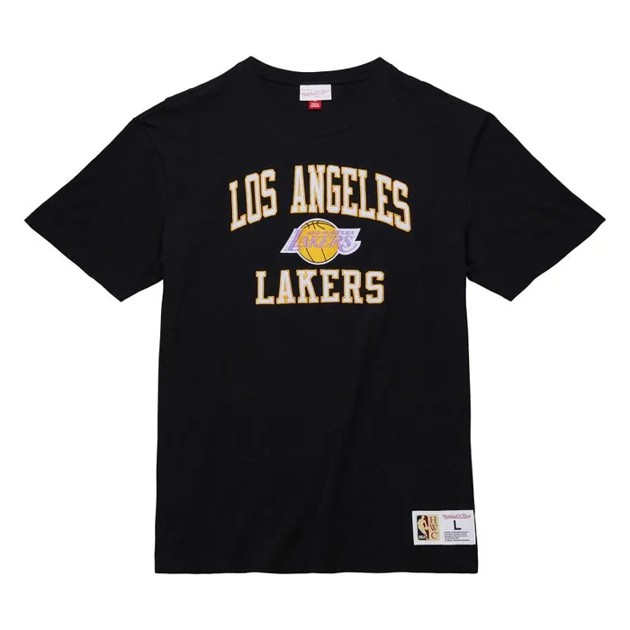Mitchell and Ness Legendary Slub SS Tee Vintage Logo Los Angeles Lakers Men TShirts and Tops Mitchell and Ness Legendary Slub SS Tee Vintage Logo Los Angeles Lakers Men TShirts and Tops