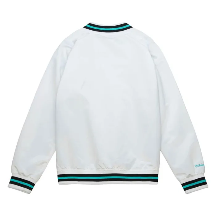 Mitchell and Ness Lighweight Satin Jacket San Antonio Spurs Men Jackets and Outerwear
