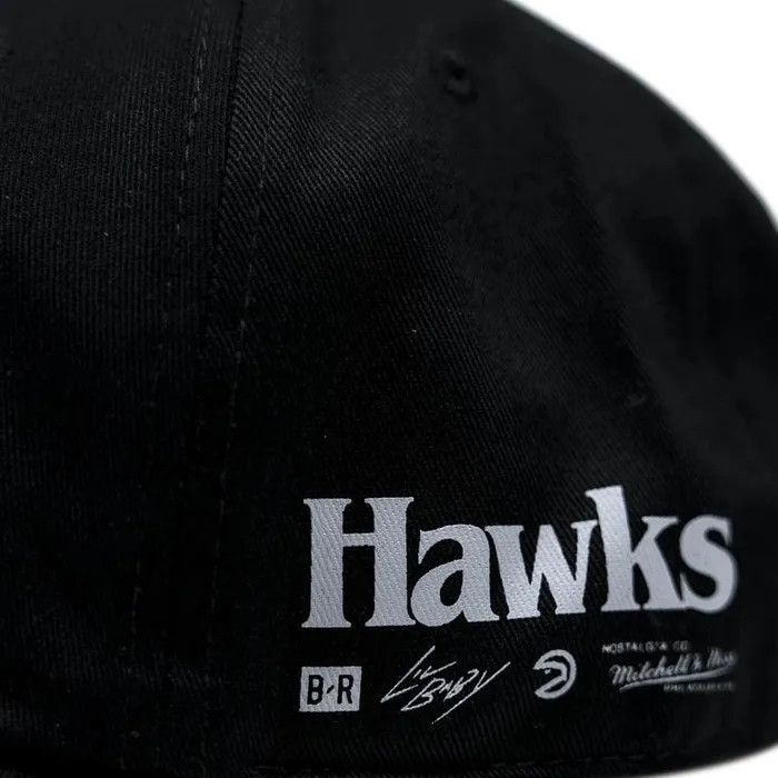 Mitchell and Ness Lil Baby X BR NBA Remix Strapback Atlanta Hawks Men Hats and Headwear Mitchell and Ness Lil Baby X BR NBA Remix Strapback Atlanta Hawks Men Hats and Headwear