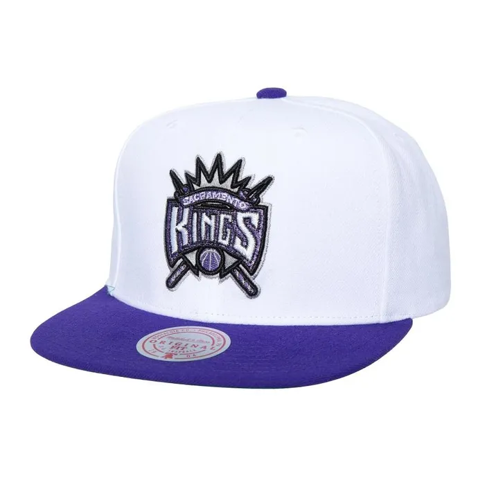 Mitchell and Ness Logo Shine Snapback HWC Sacramento Kings Men Hats and Headwear Mitchell and Ness Logo Shine Snapback HWC Sacramento Kings Men Hats and Headwear