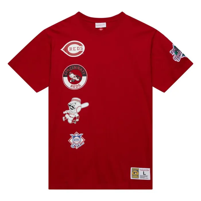 Mitchell and Ness MandN Hometown SS Tee Vintage Logo Cincinnati Reds Men TShirts and Tops Mitchell and Ness MandN Hometown SS Tee Vintage Logo Cincinnati Reds Men TShirts and Tops
