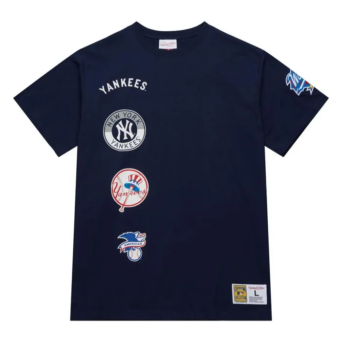 Mitchell and Ness MandN Hometown SS Tee Vintage Logo New York Yankees Men TShirts and Tops Mitchell and Ness MandN Hometown SS Tee Vintage Logo New York Yankees Men TShirts and Tops