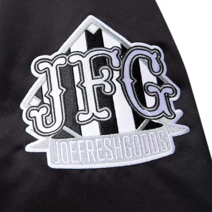 Mitchell and Ness MandN X Joe Freshgoods Satin Jacket Chicago White Sox Men Jackets and Outerwear Mitchell and Ness MandN X Joe Freshgoods Satin Jacket Chicago White Sox Men Jackets and Outerwear