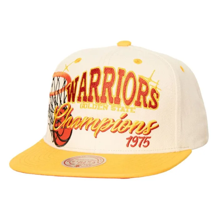 Mitchell and Ness MandN X Melody Ehsani Champions Snapback Golden State Warriors Men Hats and Headwear Mitchell and Ness MandN X Melody Ehsani Champions Snapback Golden State Warriors Men Hats and Headwear