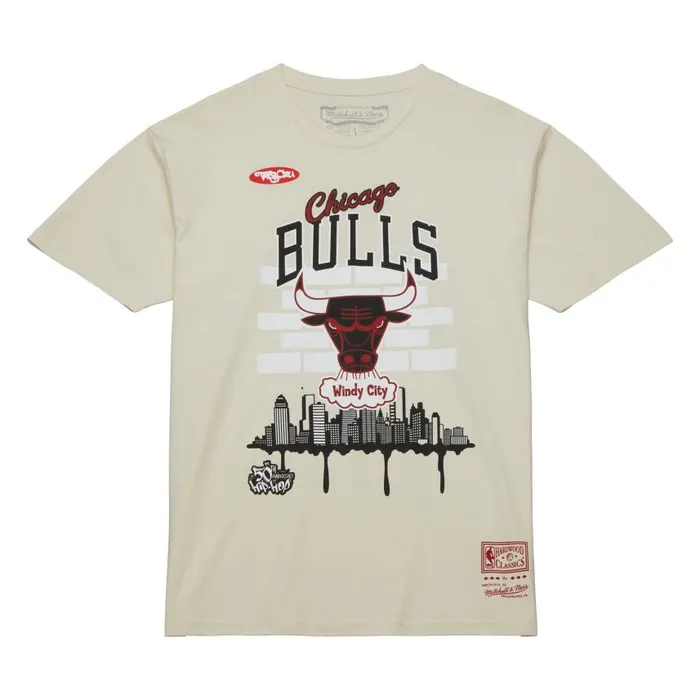 Mitchell and Ness MandN X Tats Cru City Tee Chicago Bulls Men TShirts and Tops Mitchell and Ness MandN X Tats Cru City Tee Chicago Bulls Men TShirts and Tops