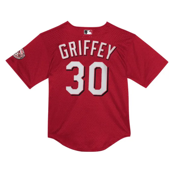 Mitchell and Ness Mesh BP Jersey Cincinnati Reds Ken Griffey Jr Kids Jerseys Mitchell and Ness Mesh BP Jersey Cincinnati Reds Ken Griffey Jr Kids Jerseys
