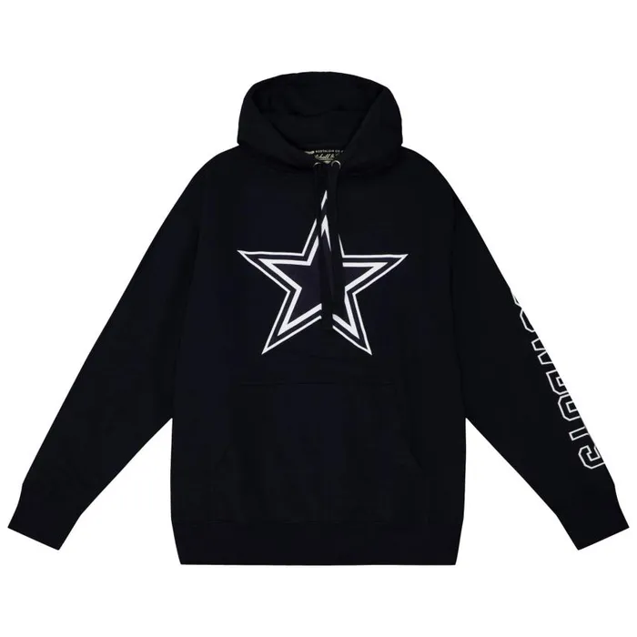 Mitchell and Ness NandN Fleece Hoody Dallas Cowboys Troy Aikman Men Hoodies and Sweatshirts Mitchell and Ness NandN Fleece Hoody Dallas Cowboys Troy Aikman Men Hoodies and Sweatshirts