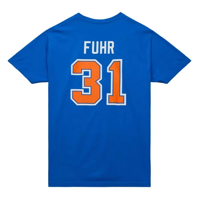 Mitchell and Ness Name and Number Tee Edmonton Oilers Grant Fuhr Men TShirts and Tops Mitchell and Ness Name and Number Tee Edmonton Oilers Grant Fuhr Men TShirts and Tops