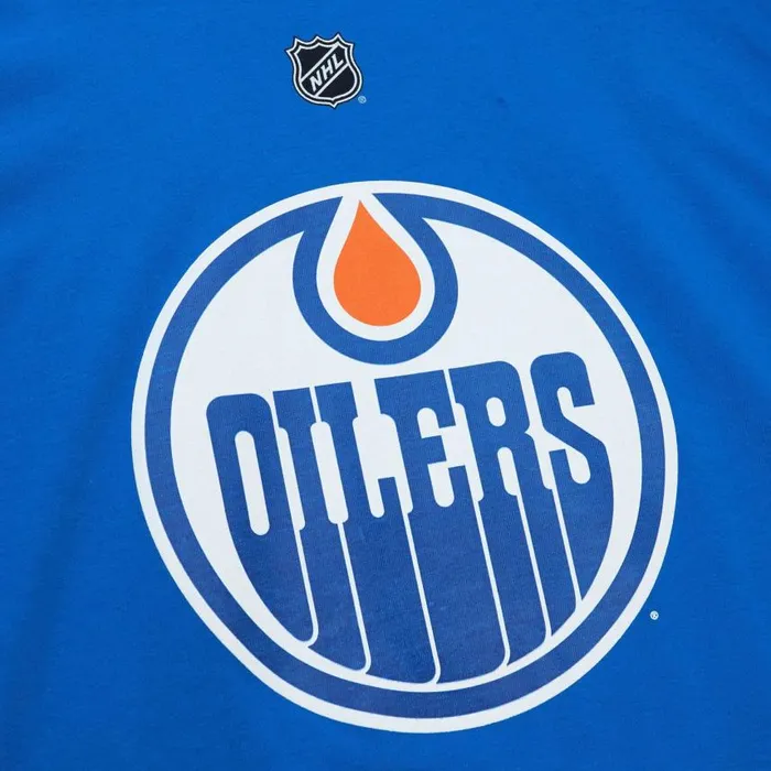 Mitchell and Ness Name and Number Tee Edmonton Oilers Grant Fuhr Men TShirts and Tops Mitchell and Ness Name and Number Tee Edmonton Oilers Grant Fuhr Men TShirts and Tops