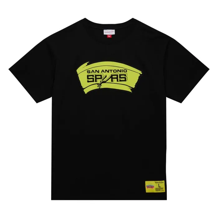 Mitchell and Ness Neon Nights SS Premium Tee San Antonio Spurs Men TShirts and Tops Mitchell and Ness Neon Nights SS Premium Tee San Antonio Spurs Men TShirts and Tops