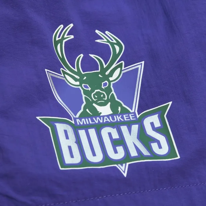 Mitchell and Ness Nylon Utility Shorts Milwaukee Bucks Men Shorts Mitchell and Ness Nylon Utility Shorts Milwaukee Bucks Men Shorts