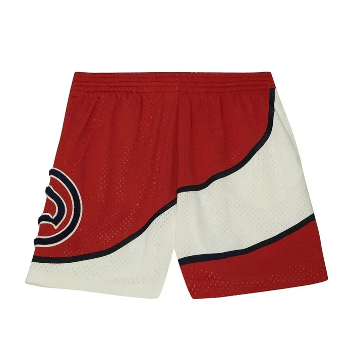 Mitchell and Ness Off Court Chenille Swingman Atlanta Hawks 198687 Shorts Men Shorts Mitchell and Ness Off Court Chenille Swingman Atlanta Hawks 198687 Shorts Men Shorts