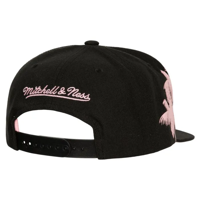 Mitchell and Ness Palm Tree Snapback Inter Miami CF Men Hats and Headwear Mitchell and Ness Palm Tree Snapback Inter Miami CF Men Hats and Headwear