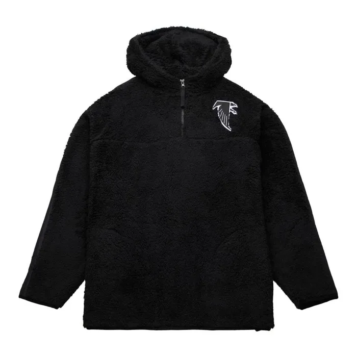 Mitchell and Ness Polar Fleece 14 Zip Pullover Hoodie Atlanta Falcons Men Hoodies and Sweatshirts Mitchell and Ness Polar Fleece 14 Zip Pullover Hoodie Atlanta Falcons Men Hoodies and Sweatshirts