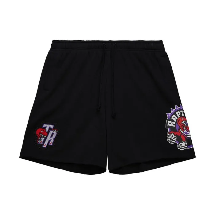 Mitchell and Ness Postgame Fleece Shorts Vintage Logo Toronto Raptors Men Shorts Mitchell and Ness Postgame Fleece Shorts Vintage Logo Toronto Raptors Men Shorts