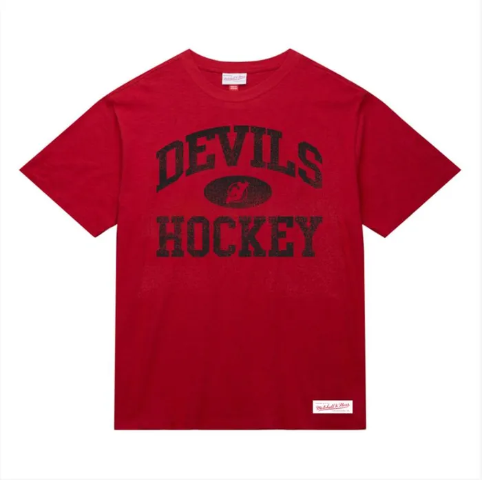Mitchell and Ness Powerplay SS Slub Tee New Jersey Devils Men TShirts and Tops Mitchell and Ness Powerplay SS Slub Tee New Jersey Devils Men TShirts and Tops