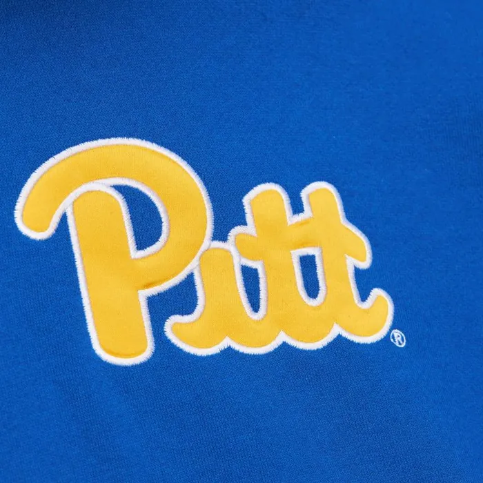 Mitchell and Ness Premium Fleece Hoodie Current Logo University Of Pittsburgh Men Hoodies and Sweatshirts Mitchell and Ness Premium Fleece Hoodie Current Logo University Of Pittsburgh Men Hoodies and Sweatshirts