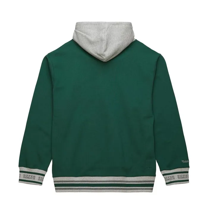 Mitchell and Ness Premium Fleece Hoodie Vintage Logo Seattle Supersonics Men Hoodies and Sweatshirts Mitchell and Ness Premium Fleece Hoodie Vintage Logo Seattle Supersonics Men Hoodies and Sweatshirts