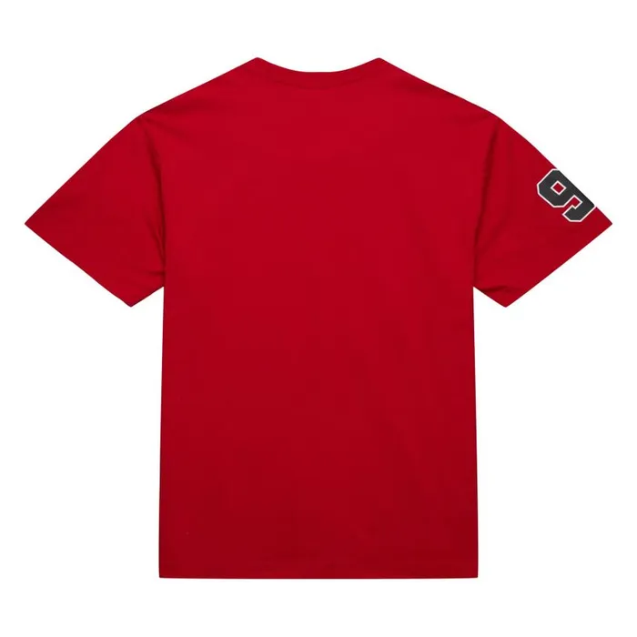 Mitchell and Ness Premium Nickname SS Tee Vintage Logo Chicago Bulls Dennis Rodman Men TShirts and Tops Mitchell and Ness Premium Nickname SS Tee Vintage Logo Chicago Bulls Dennis Rodman Men TShirts and Tops