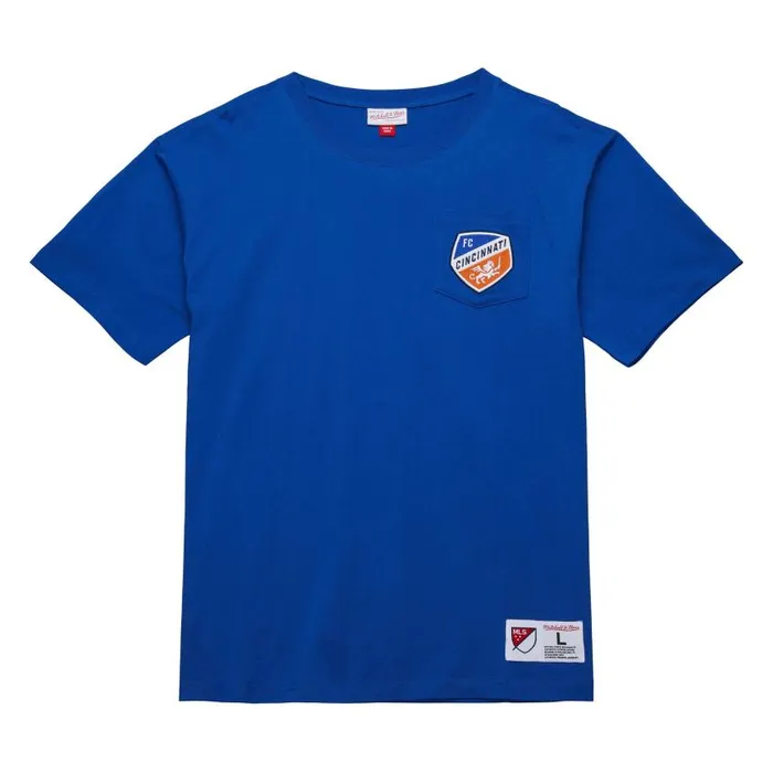 Mitchell and Ness Premium Pocket Tee FC Cincinnati Men TShirts and Tops