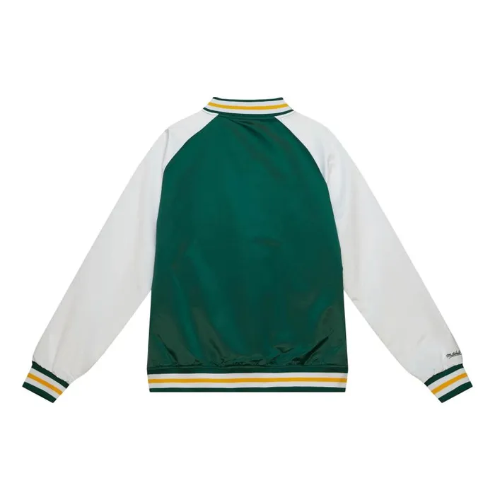 Mitchell and Ness Primetime Lw Satin Jacket Seattle Supersonics Men Jackets and Outerwear Mitchell and Ness Primetime Lw Satin Jacket Seattle Supersonics Men Jackets and Outerwear