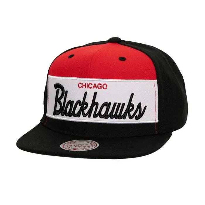 Mitchell and Ness Retro Sport Snapback Chicago Blackhawks Men Hats and Headwear Mitchell and Ness Retro Sport Snapback Chicago Blackhawks Men Hats and Headwear