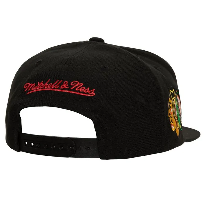 Mitchell and Ness Retro Sport Snapback Chicago Blackhawks Men Hats and Headwear
