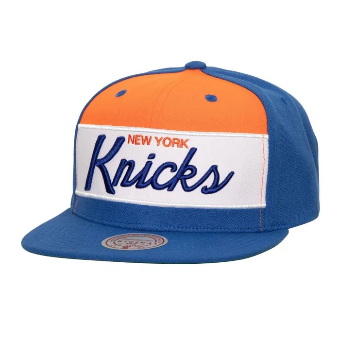 Mitchell and Ness Retro Sport Snapback HWC New York Knicks Men Hats and Headwear Mitchell and Ness Retro Sport Snapback HWC New York Knicks Men Hats and Headwear