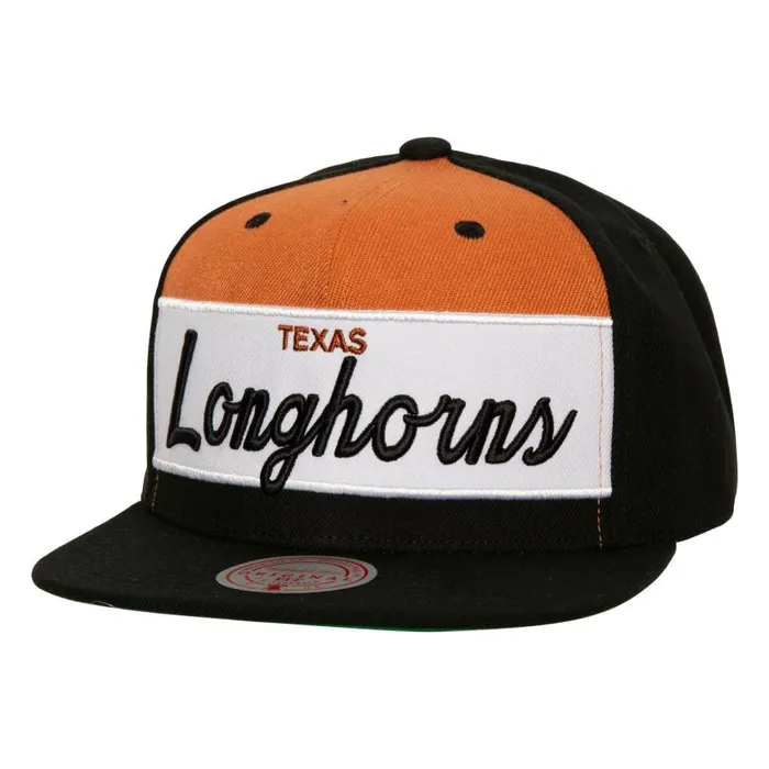 Mitchell and Ness Retro Sport Snapback University Of Texas At Austin Men Hats and Headwear Mitchell and Ness Retro Sport Snapback University Of Texas At Austin Men Hats and Headwear